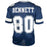 Martellus Bennett Signed Dallas Blue Football Jersey (JSA)