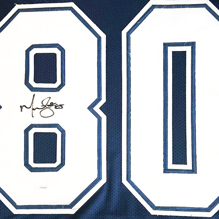 Martellus Bennett Signed Dallas Blue Football Jersey (JSA)