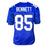 Martellus Bennett Signed New York Royal Blue Football Jersey (JSA)