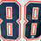 Martellus Bennett Signed New England White Football Jersey (JSA)