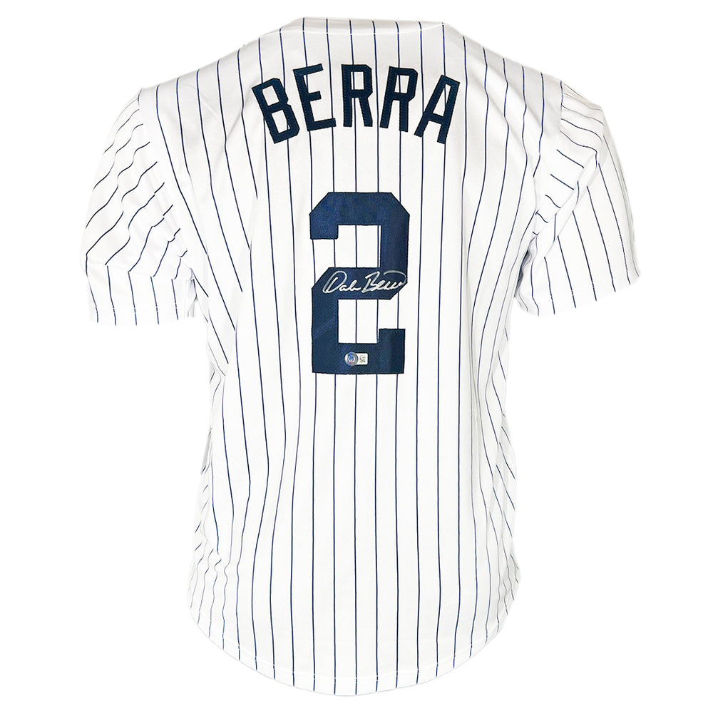Dale Berra Signed New York Pinstripe Baseball Jersey (Beckett)