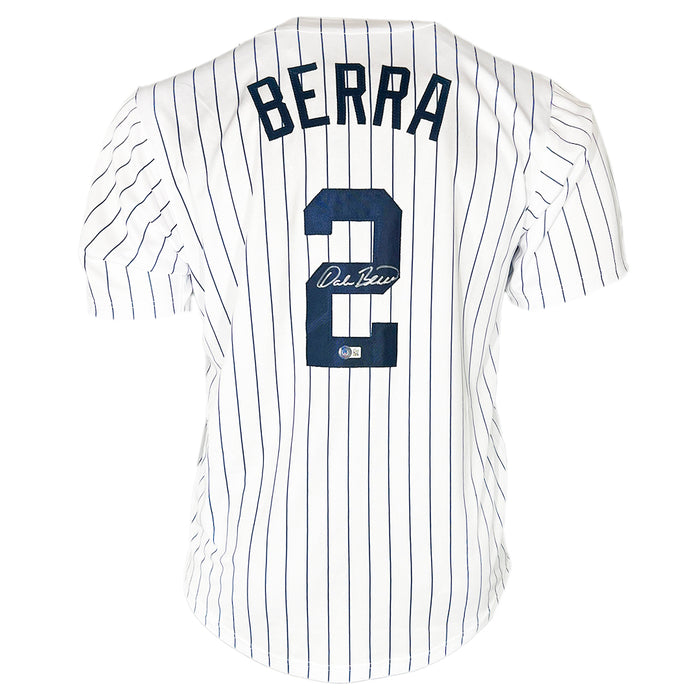 Dale Berra Signed New York Pinstripe Baseball Jersey (Beckett)