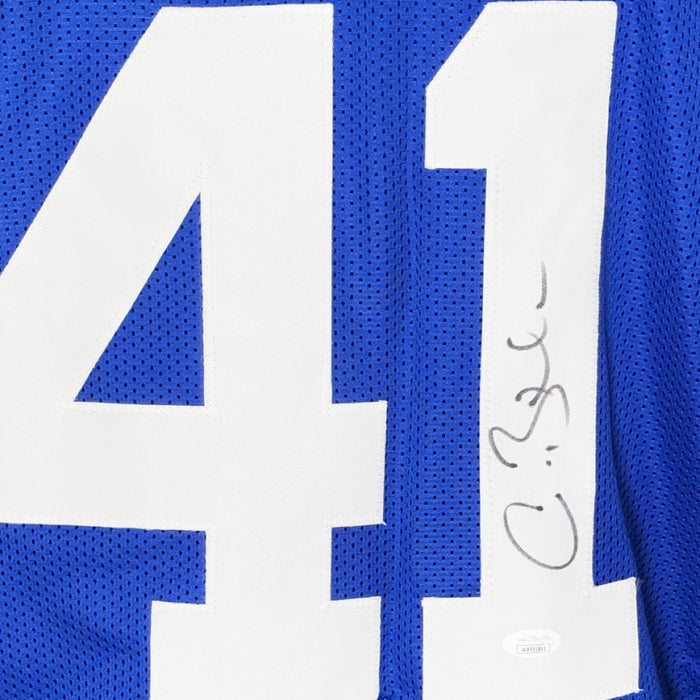 Antoine Bethea Signed Indianapolis Blue Football Jersey (JSA)