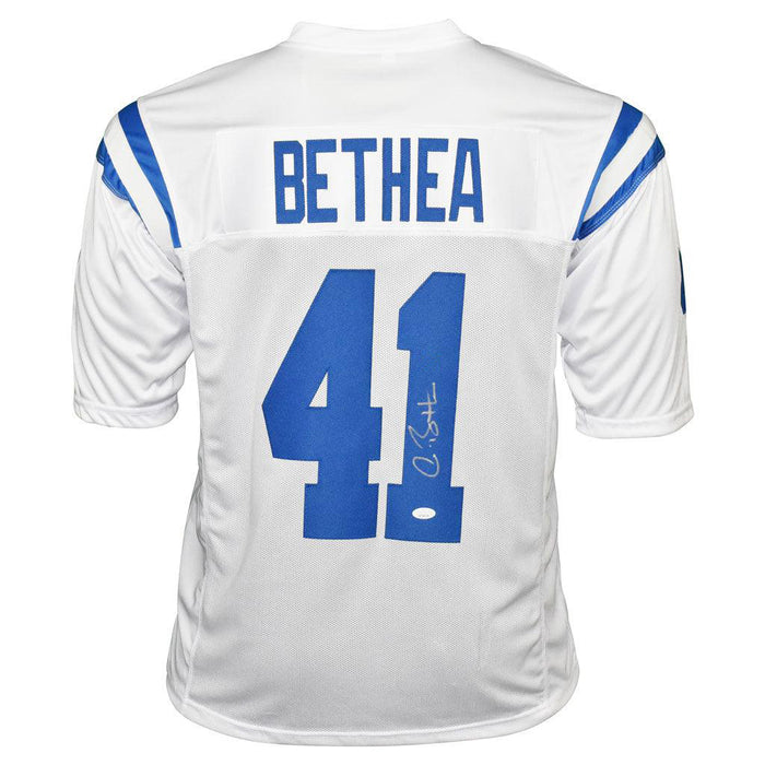 Antoine Bethea Signed Indianapolis White Football Jersey (JSA)