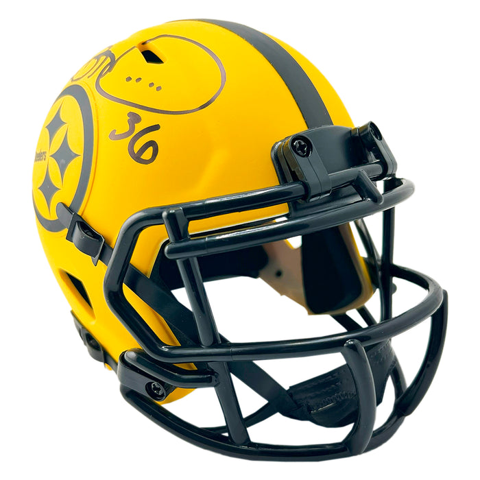 Jerome Bettis Signed Pittsburgh Steelers Rave Mini Football Helmet (JSA)
