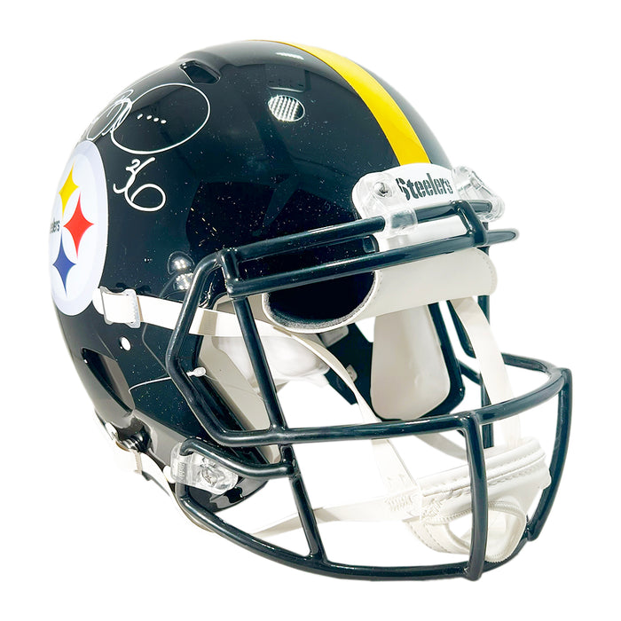 Jerome Bettis Signed Pittsburgh Steelers Authentic Speed Full-Size Football Helmet (JSA)