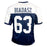 Tyler Biadasz Signed Dallas Thanksgiving Football Jersey (Beckett)