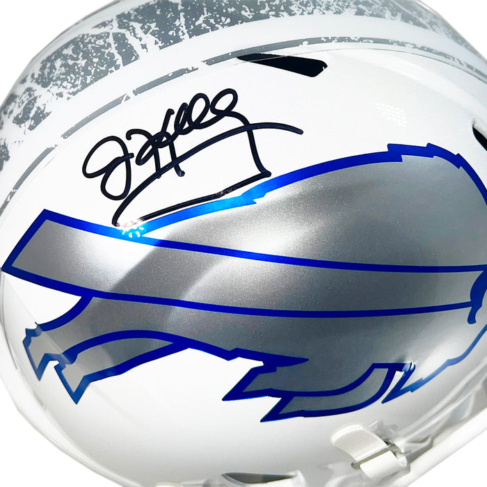 Jim Kelly Signed Buffalo Bills Rivalries Speed Full-Size Replica Football Helmet (Beckett)