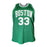 Larry Bird Signed Boston Green Basketball Jersey (PSA)