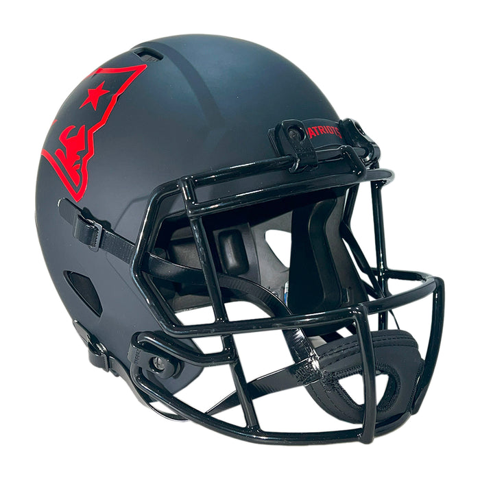 Drew Bledsoe Signed New England Patriots Eclipse Full-Size Replica Football Helmet (Beckett)