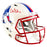 Drew Bledsoe Signed New England Patriots Retro Speed Full-Size Replica Football Helmet (JSA)