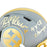 Rocky Bleier Signed 4x SB Champs Inscription Pittsburgh Steelers Slate Alternate Speed Mini Football Helmet (JSA)