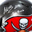 LeGarrette Blount Signed Go Bucs! Inscription Tampa Bay Buccaneers Speed Full-Size Replica Football Helmet (JSA)