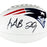 LeGarrette Blount Signed New England Patriots Official NFL Team Logo White Football (Beckett)
