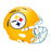 Mel Blount Signed Pittsburgh Steelers Alt 2025 Speed Full-Size Replica Football Helmet (Beckett)