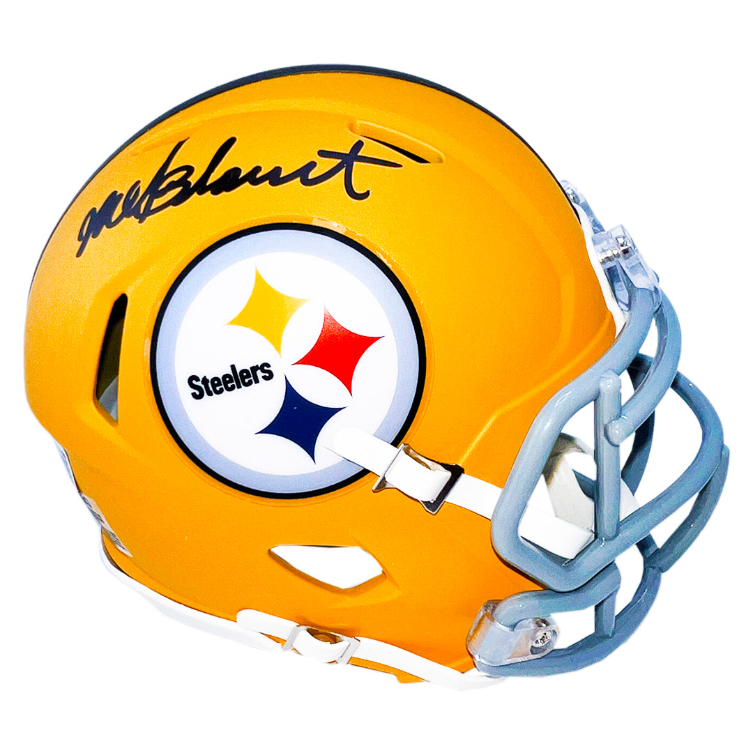 Mel Blount Signed Pittsburgh Steelers Alt 2025 Speed Mini Football Hel ...