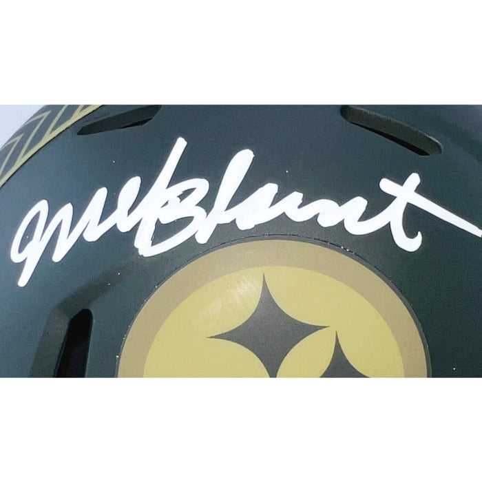 Mel Blount Signed Pittsburgh Steelers Salute 2025 Mini Football Helmet (Beckett)