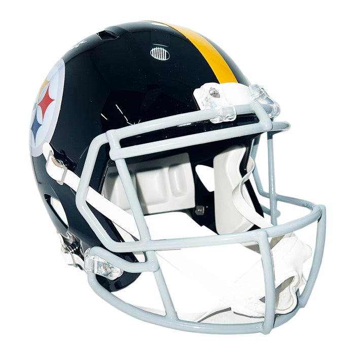 Mel Blount Signed Pittsburgh Steelers Throwback 63-76 Speed Full-Size Replica Football Helmet (Beckett)