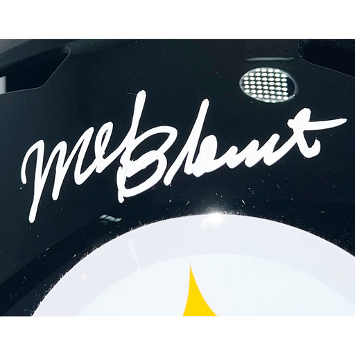 Mel Blount Signed Pittsburgh Steelers Throwback 63-76 Speed Full-Size Replica Football Helmet (Beckett)