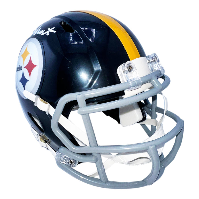 Mel Blount Signed Pittsburgh Steelers Throwback 63-76 Speed Mini Football Helmet (Beckett)