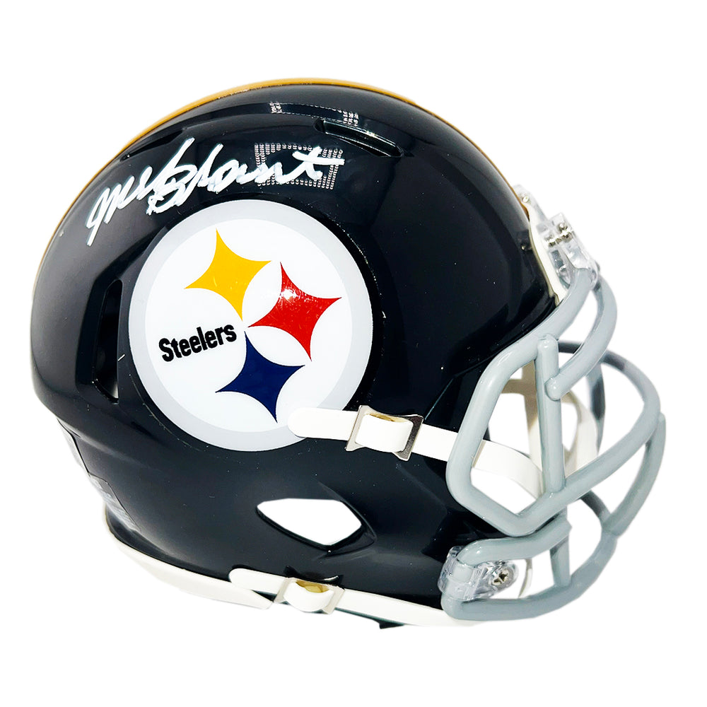 Mel Blount Signed Pittsburgh Steelers Throwback 63-76 Speed Mini Football Helmet (Beckett)