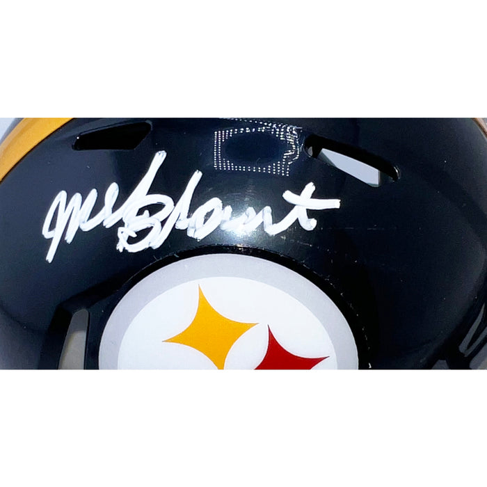 Mel Blount Signed Pittsburgh Steelers Throwback 63-76 Speed Mini Football Helmet (Beckett)