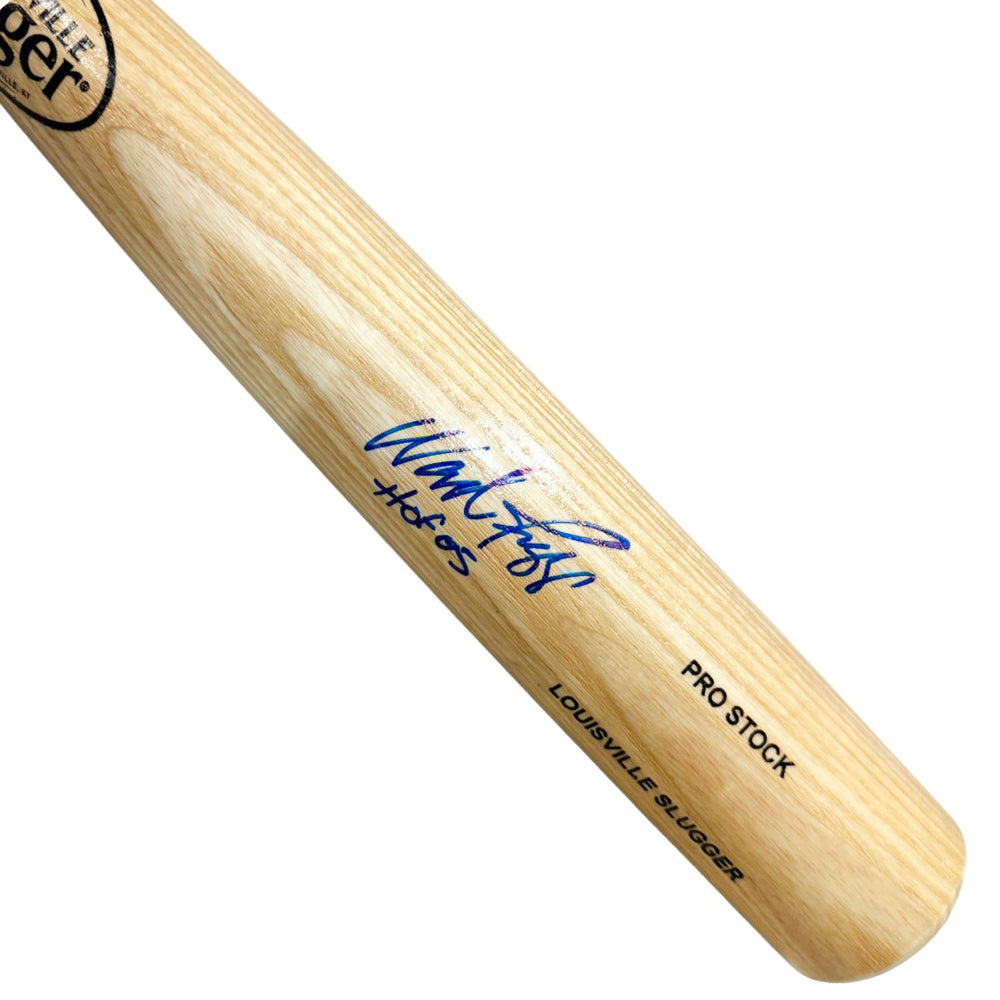 Wade Boggs Signed HOF 05 Inscription Louisville Slugger Official MLB Blonde Baseball Bat (JSA)