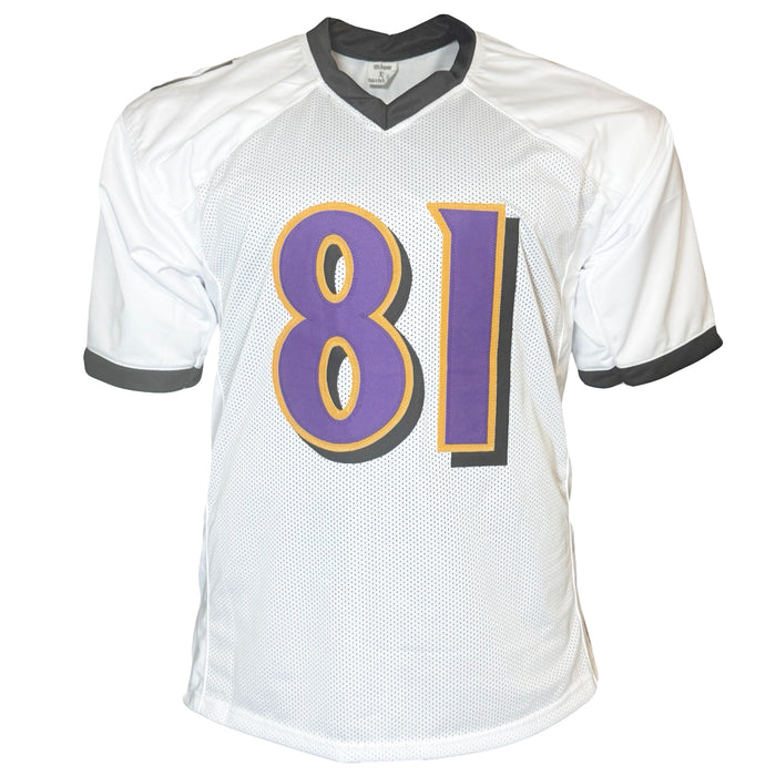 Anquan Boldin Signed Baltimore White Football Jersey (JSA)