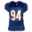 Austin Booker Signed Chicago Navy Game Style Football Jersey (JSA)