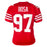Nick Bosa Signed San Francisco Red Football Jersey (Beckett)