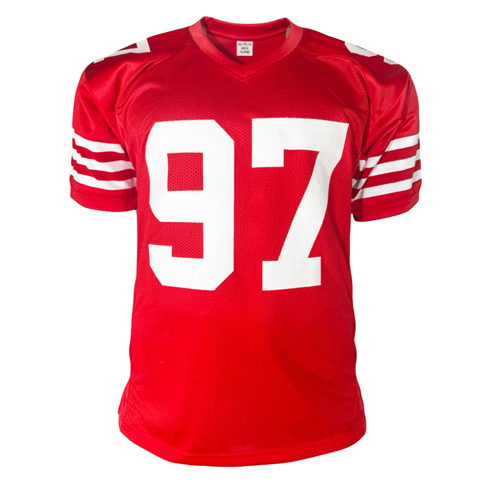 Nick Bosa Signed San Francisco Red Football Jersey (Beckett)