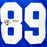 Kevin Boss Signed SB XLII Inscription New York Blue Football Jersey (JSA)