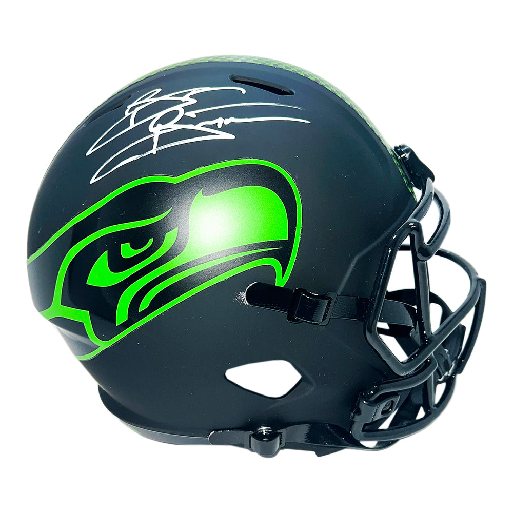 Brian Bosworth Signed Seattle Seahawks Eclipse Full-Size Replica Football Helmet (Beckett)