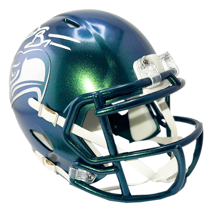 Brian Bosworth Signed Seattle Seahawks Speed Rivalries Mini Football Helmet (Beckett)