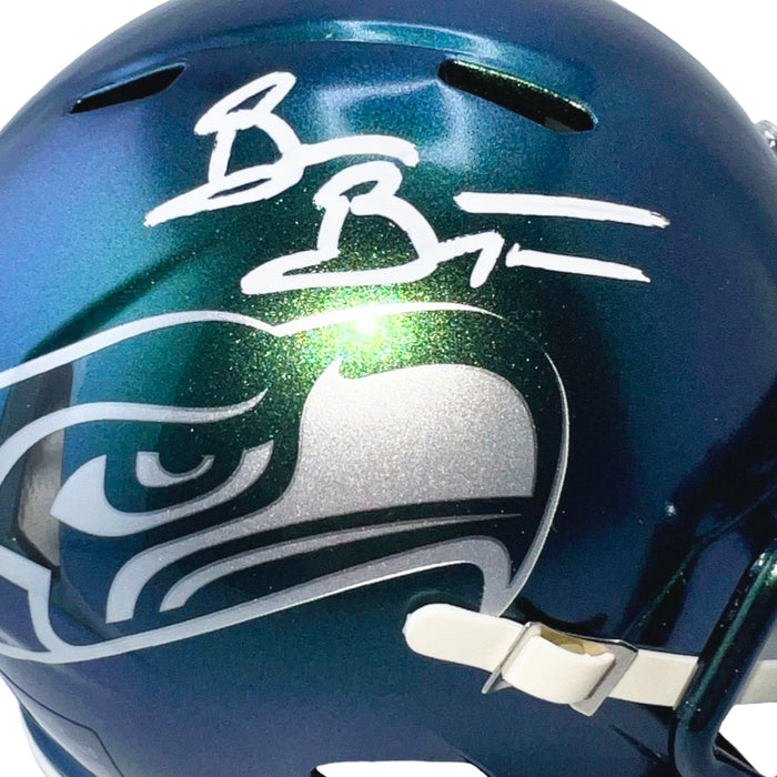 Brian Bosworth Signed Seattle Seahawks Speed Rivalries Mini Football Helmet (Beckett)