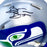 Brian Bosworth Signed Seattle Seahawks Throwback 83-01 Speed Mini Football Helmet (Beckett)