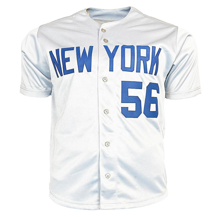 Jim Bouton Signed 62 WS Champs Inscription New York Grey Baseball Jersey (JSA) - RSA