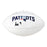 Kayshon Boutte Signed New England Patriots Official NFL Team Logo Football (Beckett)