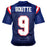 Kayshon Boutte Signed New England Blue Football Jersey (Beckett)