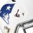 Kayshon Boutte Signed New England Patriots Rivalries Speed Full-Size Replica Football Helmet (Beckett)