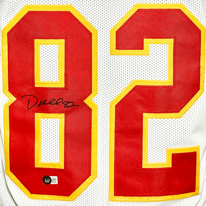 Dwayne Bowe Signed Kansas City White Football Jersey (Beckett)