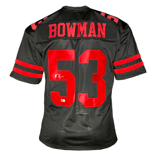 NaVorro Bowman Signed San Francisco Black Football Jersey (Beckett)