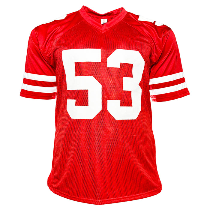 NaVorro Bowman Signed San Francisco Red Football Jersey (Beckett)