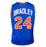 Bill Bradley Signed New York Blue Basketball Jersey (JSA)