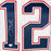 Tom Brady Signed New England Patriots Mitchell & Ness Throwbacks 2000 Authentic Football Jersey (Fanatics ZL88428823)