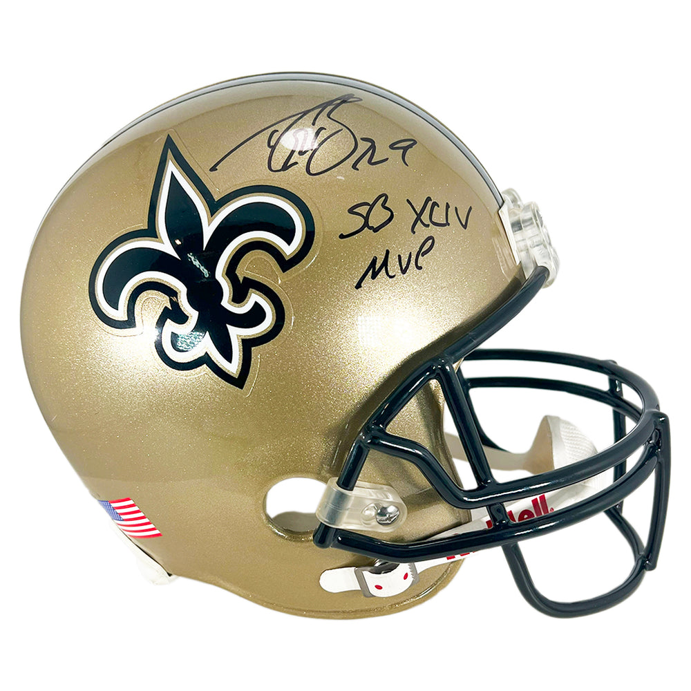 Drew Brees Signed New Orleans Saints Full-Size Replica Football Helmet (JSA)