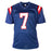 Jacoby Brissett Signed New England Navy Football Jersey (JSA)