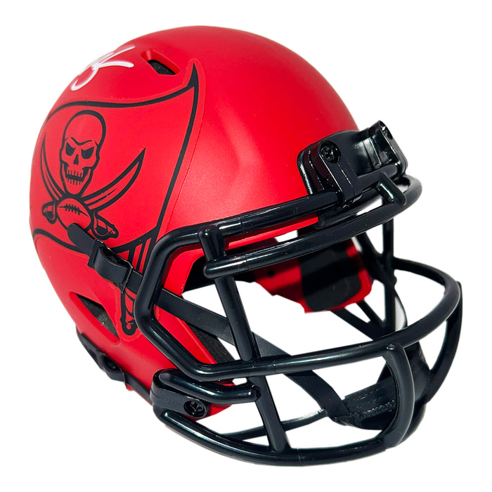 Derrick Brooks Signed Tampa Bay Buccaneers Rave Mini Football Helmet (Beckett)