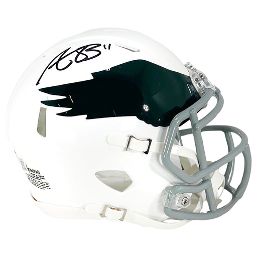 AJ Brown Signed Philadelphia Eagles Throwback 1969-73 Speed Mini Replica Football Helmet (Beckett)