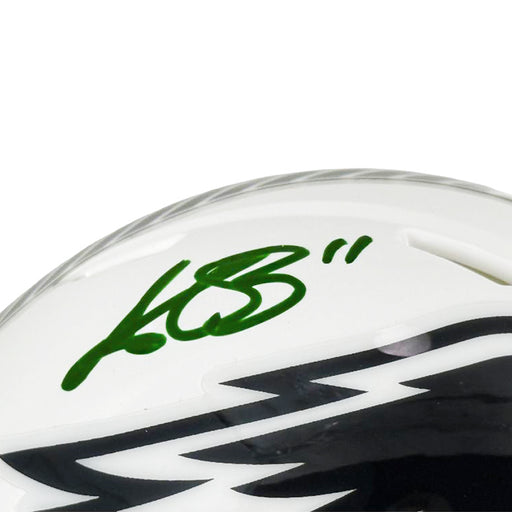 AJ Brown Signed Philadelphia Eagles Salute 2024 Mini Football Helmet (Beckett)